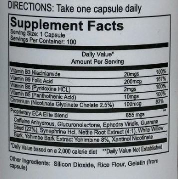 HardRock Supplements ECA Elite
