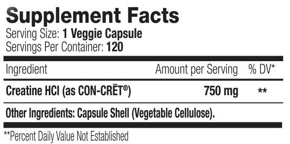 SNS (Serious Nutrition Solutions) Creatine HCI