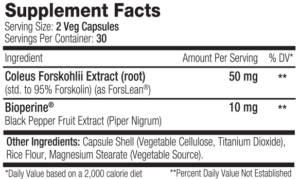 SNS (Serious Nutrition Solutions) Forskolin XT