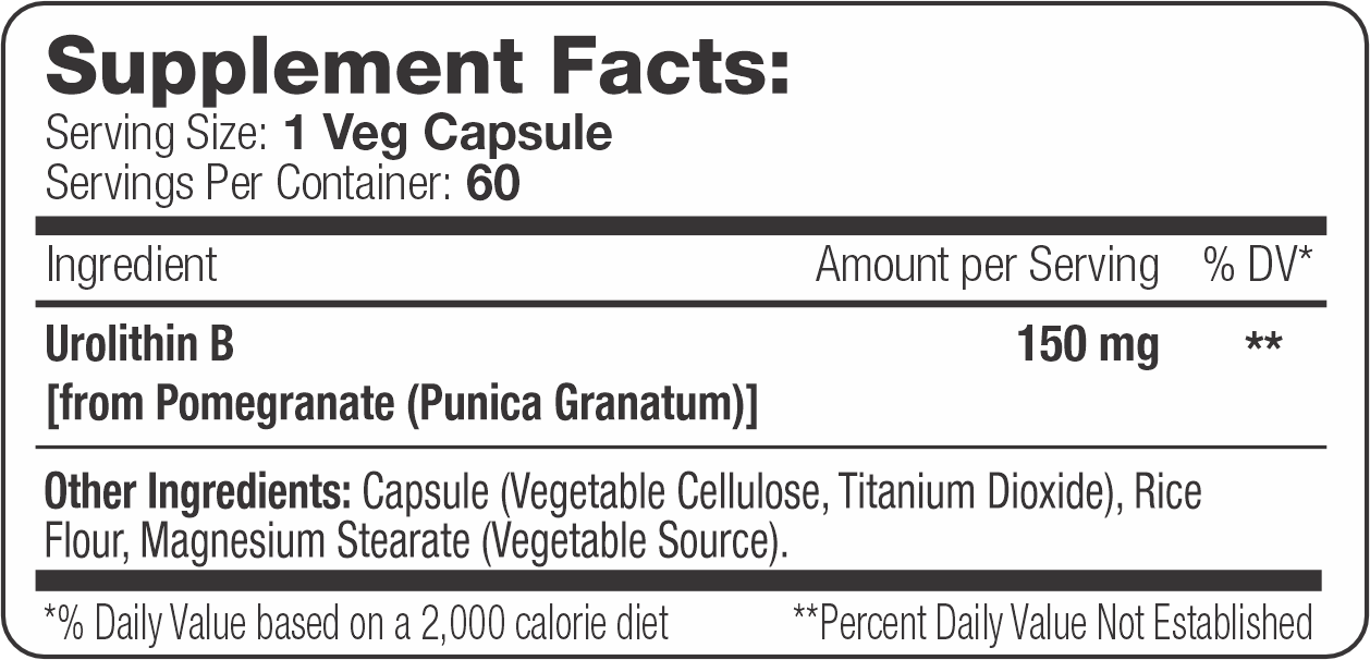 SNS (Serious Nutrition Solutions) Urolithin-B XT