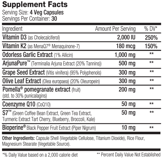 SNS (Serious Nutrition Solutions) Cardiovascular Support XT