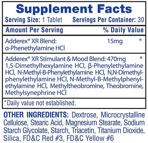 Hi-Tech Pharmaceuticals Adderex XR