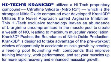 Hi-Tech Pharmaceuticals Krank3d