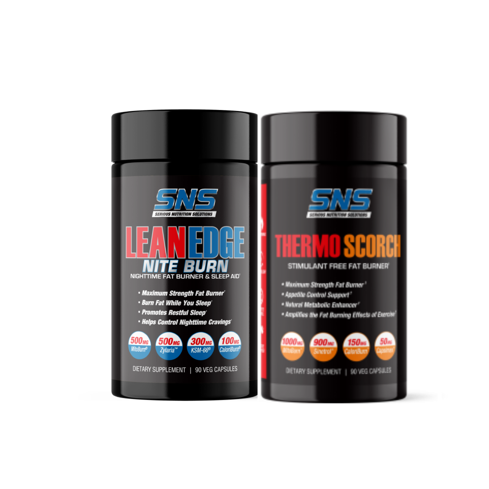 SNS (Serious Nutrition Solutions) Lean Edge Nite Burn + Thermo Scorch Value Stack