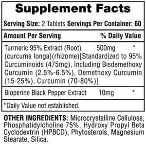 Hi-Tech Pharmaceuticals Turmeric 95 