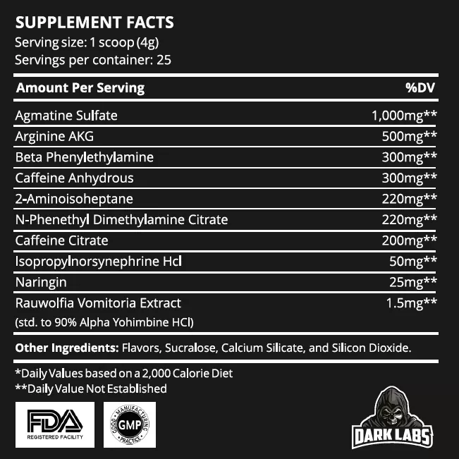 Dark Labs Flame Pre Workout V3