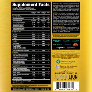 Alpha Lion Superhuman Human Elite Pre - Flex It Nutrition