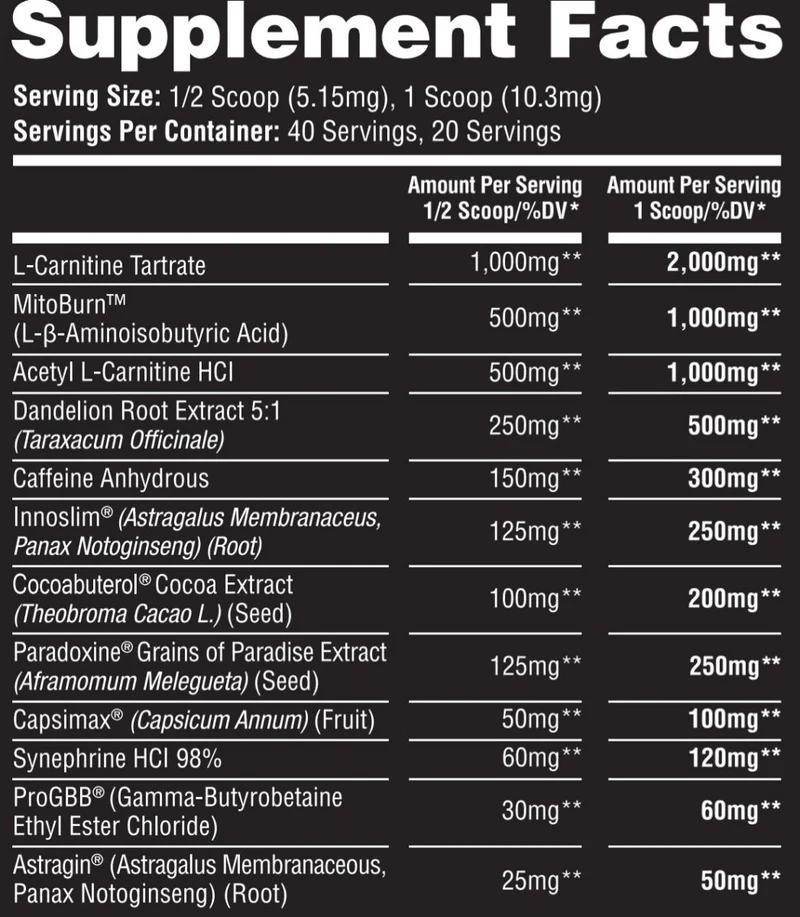 Apollon Nutrition Black Tulip Thermo Pre