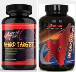 Apollon Nutrition The Last Emperor (older formula not expired) + Anarchy Labs Hard Target Stack