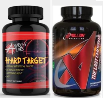 Apollon Nutrition The Last Emperor (older formula not expired) + Anarchy Labs Hard Target Stack