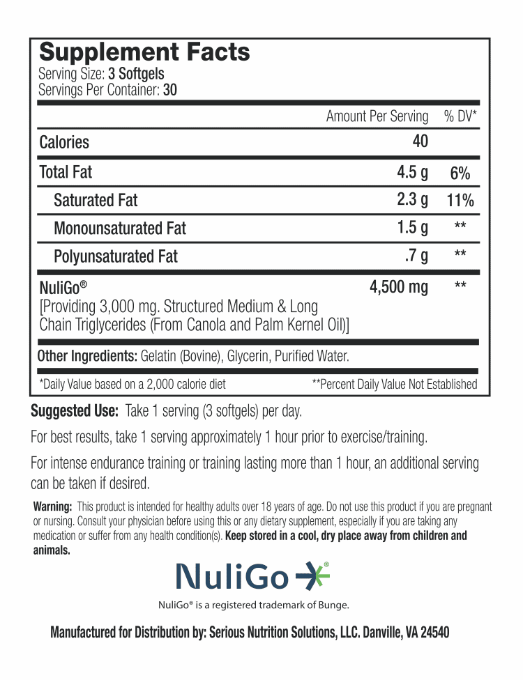 SNS (Serious Nutrition Solutions) NuliGo XT 