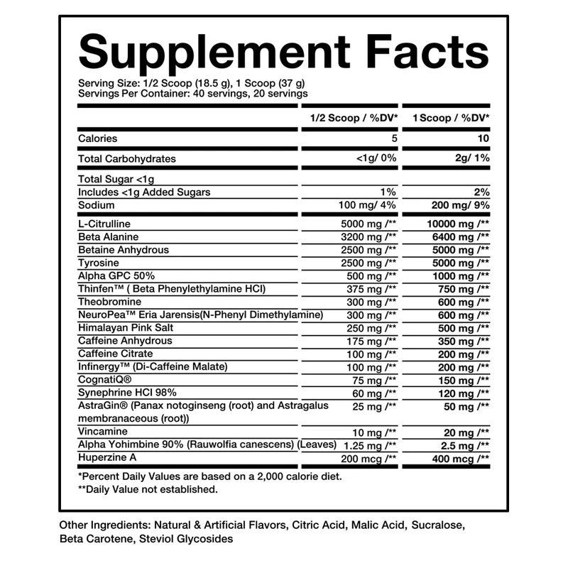 Apollon Nutrition Assassin Pre