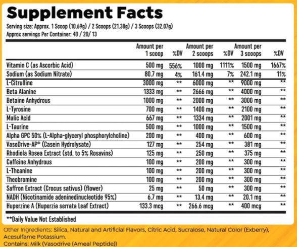 HTLT Supplements Pre-Workout 3.0