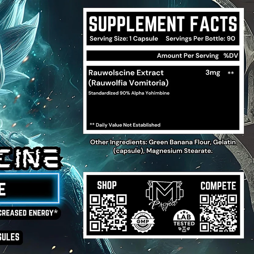 illicit Supps Rauwolscine a.k.a Alpha Yohimbine