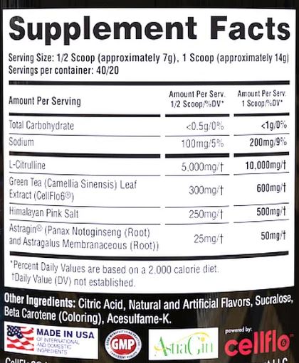 Anarchy Labs Senshi Stim-Free Pre