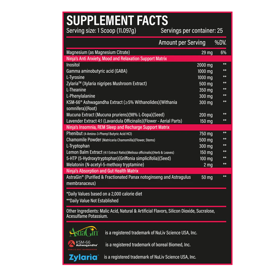 Ninja Supplements Zen 