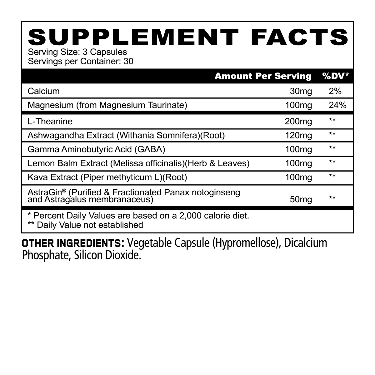 Panda Supplements Chillax 