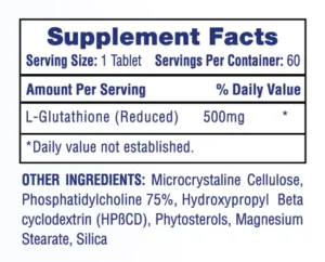 Hi-Tech Pharmaceuticals L-Glutathione Reduced