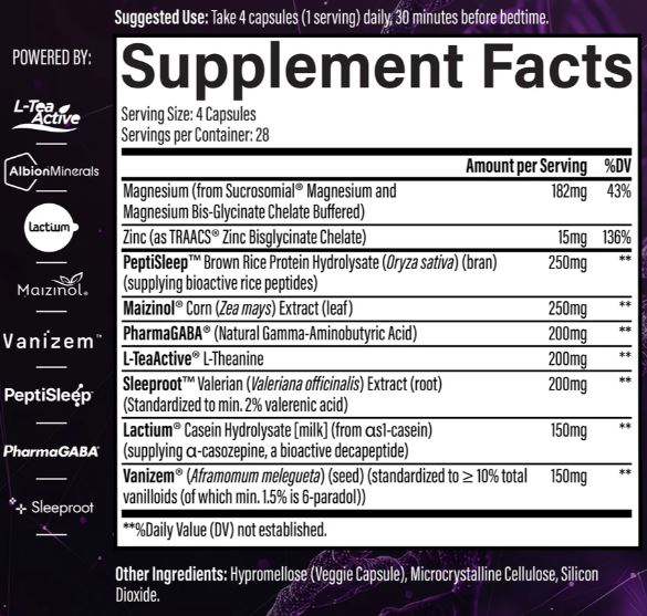 Infinis Nutrition Sleep Peptide Zz