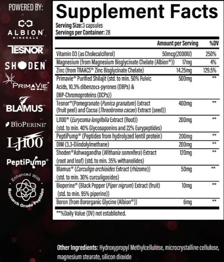 Infinis Nutrition Test Peptide T37