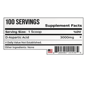 ATS Labs D Aspartic Acid Powder