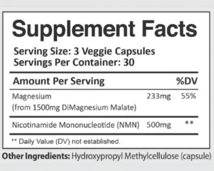 Genetic Edge Compounds (GEC) NMN + Magnesium