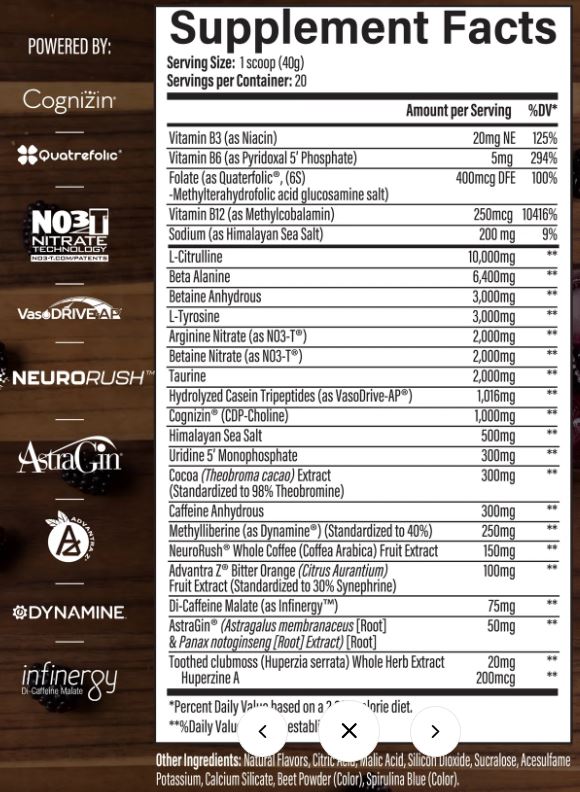 Infinis Nutrition Infinite Pre