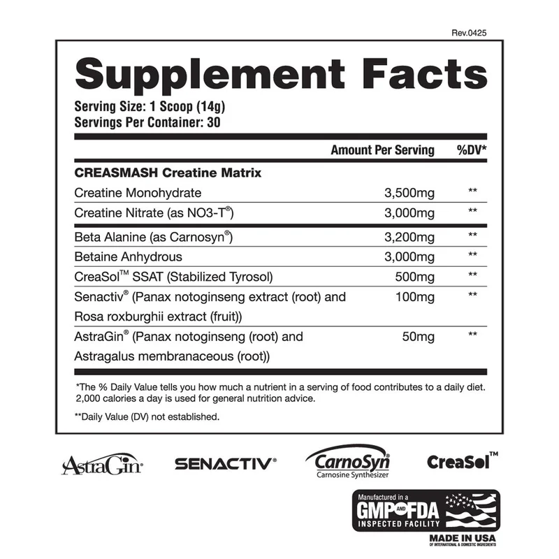 Apollon Nutrition Creasmash