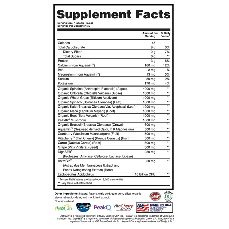Apollon Nutrition Greens