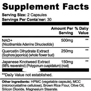 Project M Supplements NAD+ Complex 