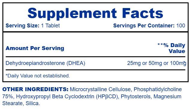 Hi-Tech Pharmaceuticals DHEA 50mg