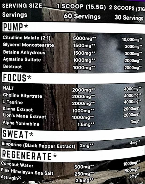 illicit Supps Pump Master Extreme “Barely Stim”