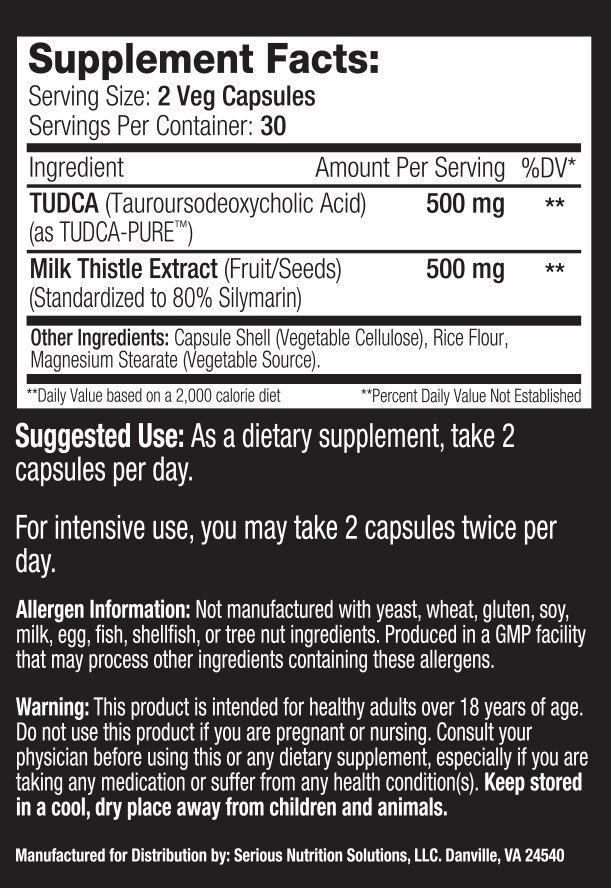 SNS (Serious Nutrition Solutions) Tudca XT